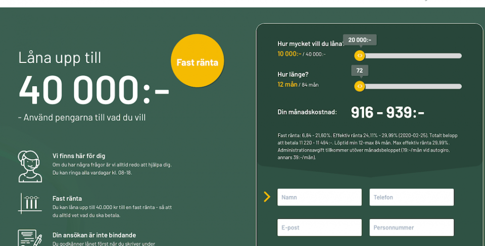 Viiga Låns startsida