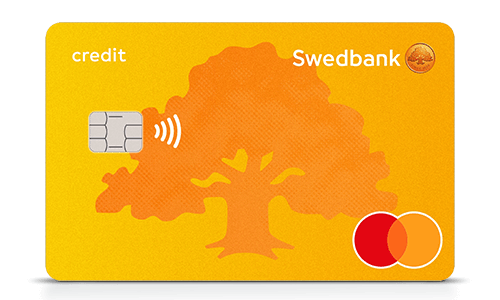 Logotyp för Swedbank Mastercard